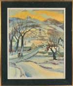 Henri Therme (1900-1973), "Neige"
huile sur toile, signée en bas à...