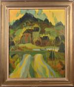 Henri Therme (1900-1973), "L'Yonne à Clamecy"
huile sur toile, signée en...