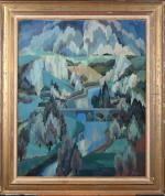 Henri Therme (1900-1973), "Nocturne, nuit icaunaise"
huile sur toile, signée en...