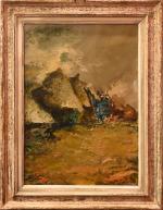 William Marcel CLOCHARD (1894-1990)
Meules...
Huile sur toile signée en bas à...