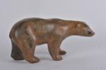 Pierre CHENET (XX-XXI)
L'ours polaire marchant.
Epreuve en bronze patiné, Fonte d'édition...