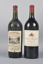 2 magnums :

- 1 magnum, Pomerol, Château Moulinet, 1989.

- 1...