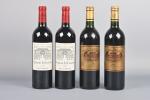 4 bouteilles: 
- 2 bouteilles, Pauillac, Château Batailley, 5ème Grand...