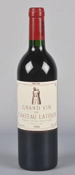 1 bouteille, Pauillac, Château Latour, 1er Grand Cru Classé, 1986.