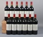 1 CBO, 12 bouteilles, Pauillac, Château Haut-Bages Libéral,  5ème...