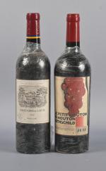 2 bouteilles :

- 1 bouteille, Pauillac, Carruades de Lafite (second...