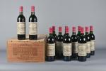 1 CBO, 12 bouteilles, Saint Julien, Château Duluc (second vin...
