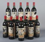12 bouteilles, Margaux, Château Rauzan-Gassies, 2ème Grand Cru, 1989. Étiquettes...