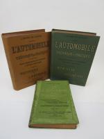 (3 vol.) Baudry de Saunier, Louis. - L'Automobile théorique et...