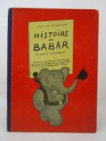 (1 vol.) Brunhoff, Jean de. - Histoire de Babar le...