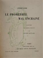 (1 vol.) Gide, André - Bonnard, Pierre. Le Prométhée mal...