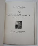 (1 vol.) Valéry, Paul - Le Cimetière marin. - Paris,...