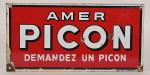 Amer Picon
Plaque émaillée EAS (éclats), 19 x38 cm.