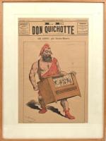 Le Don Quichotte
Huit couvertures encadrées de cette revue satirique avec...