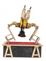 Attribué à Renou
Acrobate aux chaises
Ingénieux mécanisme : l'acrobate prend appui...