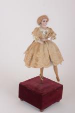 La ballerine
Petit automate fin XIXe 
représentant une danseuse tournant sur...