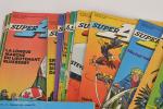 Super AS, revue de bande-dessinées, 
premiers numéros, non collationnés.