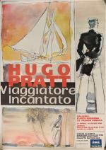 Hugo Prat Viaggiatore incantato, 
affiche d'exposition à la Galleria d'Arte...