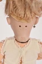Fine poupée allemande tête porcelaine
marquée en creux "Heinrich Handwerck -...