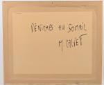 Michel CALVET (1956)
Péniches au Somail
Gouache, signée en bas à gauche,...