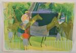 Camille HILAIRE (1916-2004)
Jockeys (2), Le Verger
Trois lithographies sur papier Japon,...