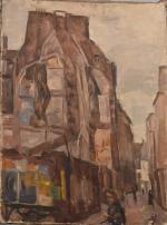 Raymond CAZANOVE (1922-1982)
La rue animée
Huile sur toile. Tampon de l'atelier...