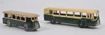 Dinky Toys français, 2 autobus parisiens :
un série 29 (déformation...