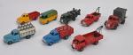 Dinky Toys français, 8 modèles utilitaires :
4 Studebaker : benne,...