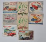 Dinky Toys, 8 catalogues 
1950, 1951, 1952, 1953, 1954, 1956...