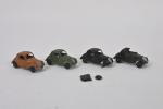 Dinky Toys, Simca 5, 3 modèles :
une noire bel état,...