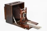 Kodak
Pony Premo 5x7 Model E, gainé cuir, intérieur acajou, viseur,...