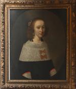 Gerrit von HONTHORST (Utrecht 1592-1656) 
Portrait de jeune fille à...