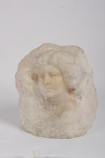 Binelli (fin XIXe - début XXe)
Buste de femme 
sculpture en...