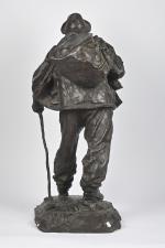 Jean Marie BOUCHER (1870-1939)
Le vagabond
Épreuve en bronze à patine brun...