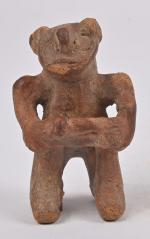 Figurine anthropomorphe en céramique. Costa Rica, Région centrale-versant atlantique. Vers...