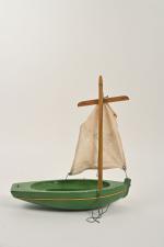 Quiralu, pêcheur breton
avec tige pour son filet. Et un bateau...