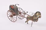 Epaves : châssis de charrette mécanique
attribuée à Vichy, avec reste...