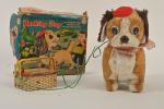 Japon, Linemar Toys : Barking Dog
Chien aboyant, peluche Battery Toy....