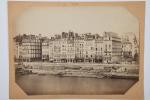 Quai de Seine
1 photographie, c. 1860-65
Tirage albuminé.
21,5 x 30,2 cm.