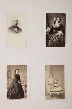 Deux albums de cartes de visite, c.1870-80
L'un avec 200, l'autre...