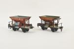 Märklin écart. O, deux wagons Talbot à essieux
réf. 17670. 16,5...