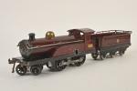 Hornby, locomotive 220 rouge mécanique
MLL réf. 2711, un dôme doré...