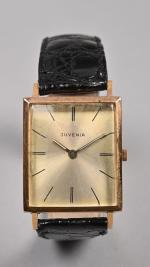 Juvenia, montre de poignet d'homme en or jaune 18K 750...