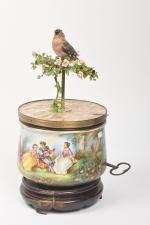 Bontems
Rare oiseau chanteur sur cache-pot en porcelaine, oiseau branché avec...