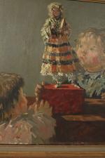 Georges Robert CHEYSSIAL (1907-1997) 
Le merveilleux automate
Huile sur toile signée...