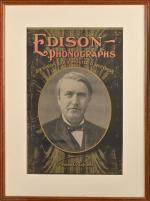 T.A. Edison :
- Grande publicité couleur américaine, 45 x 30...