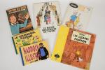 Hergé, autour des aventures de Tintin, 5 ouvrages : 
Haddock...