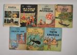 Hergé, Les aventures de Tintin, ed. Casterman, 6 albums. 
On...