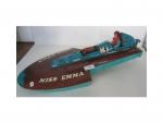 Hydrographe, maquette en bois "Miss Emma" Reno 1955-56-57.