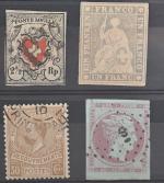EUROPE Plaquette de 4 timbres Suisse 16 (signé Calves )...